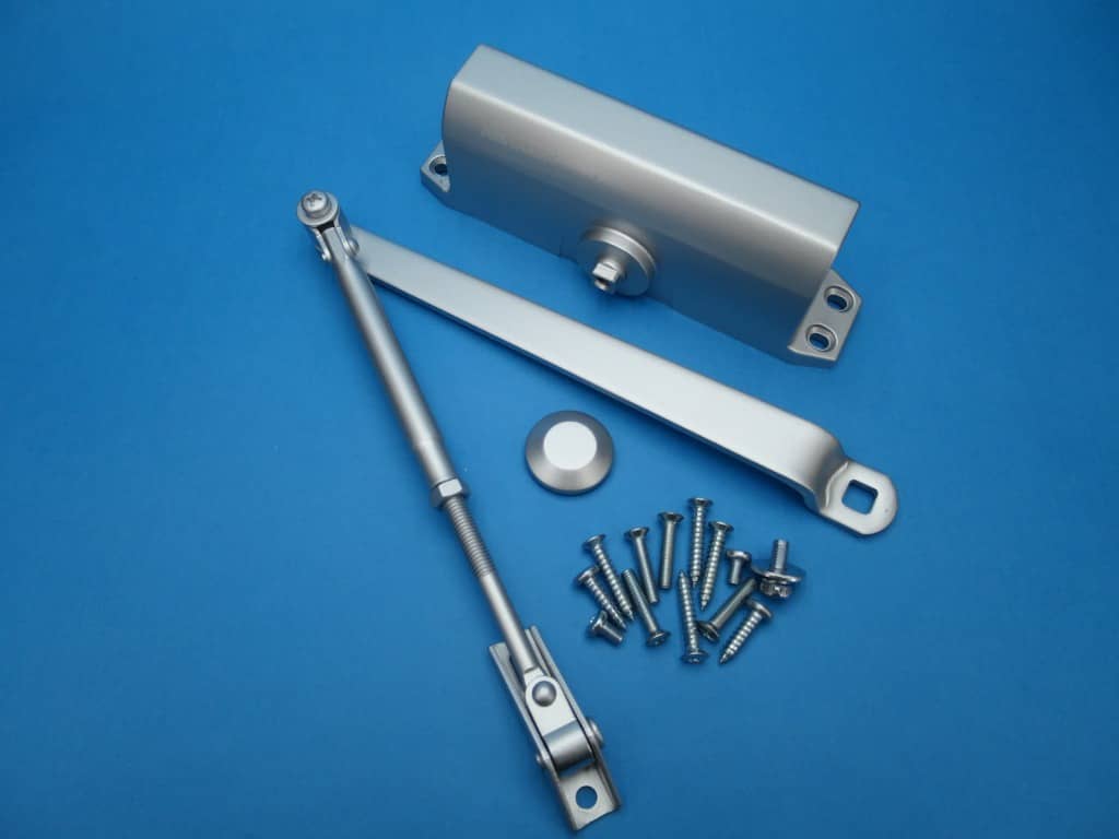 фото товара Доводчик дверной ABLOY DC 103 EN2/3/4 серый, с рычажной тягой