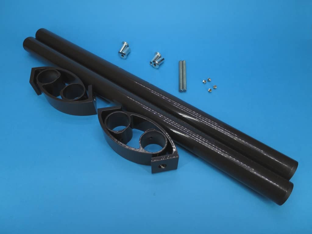 фото товара Ручка прямая офисная 30/500 RAL 8019 Коричневая (8шт)