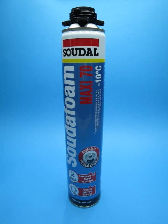 фото товара Пена зимняя SOUDAL MAXI 70, 870 мл (-10с)