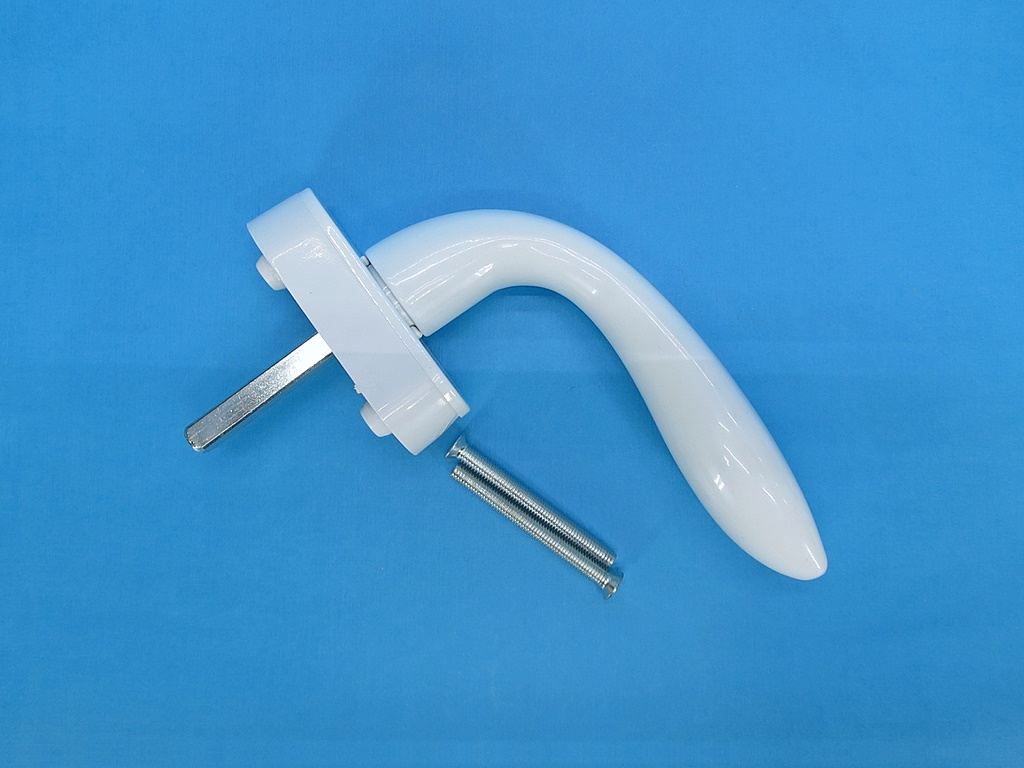 фото товара Ручка оконная ADA 38мм белая акустик